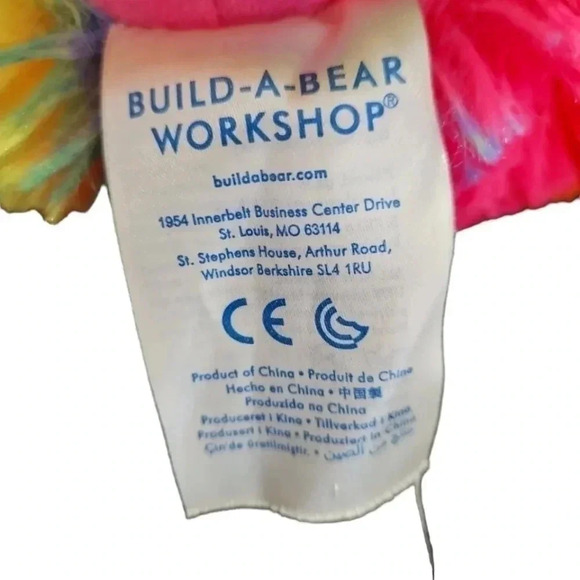 Build-A-Bear Monster Mixers Interchangeable Limbs Rainbow Plush Toy No Arms/legs - Picture 6 of 7